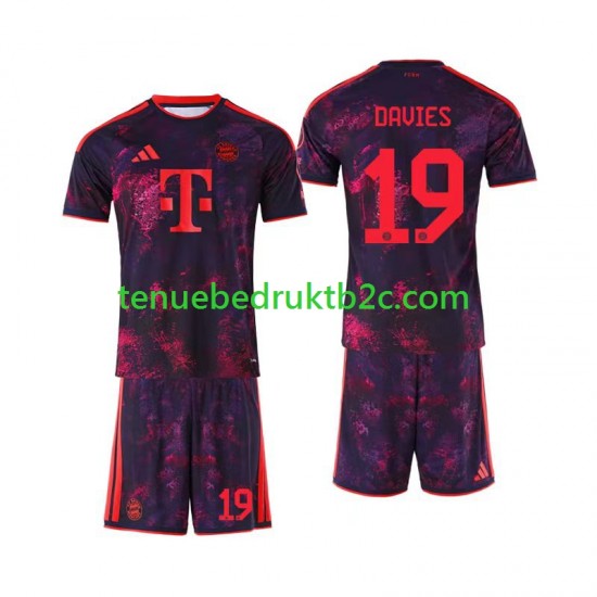 3de shirt FC Bayern München Alphonso Davies 19 Voetbalteneu Kinderen 2026-27 S-S