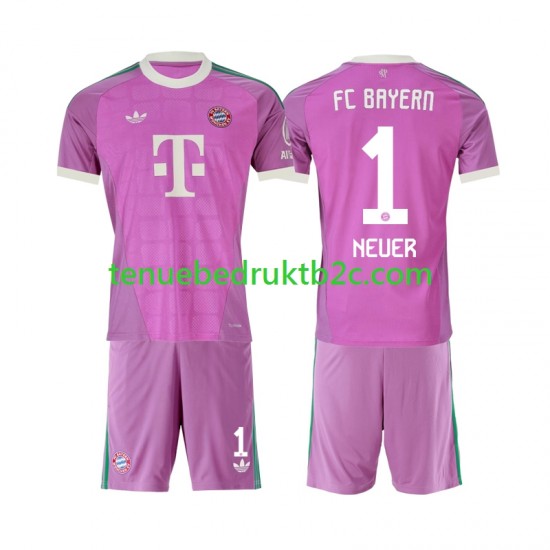 3de shirt FC Bayern München Keeper Manuel Neuer 1 Voetbalteneu Kinderen 2026-27 S-S