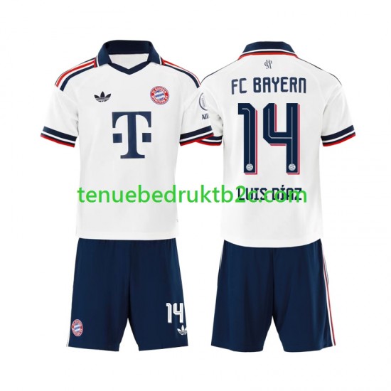 Uitshirt FC Bayern München Luis Diaz 14 Voetbalteneu Kinderen 2026-27 S-S