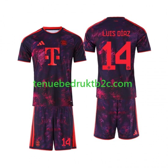3de shirt FC Bayern München Luis Diaz 14 Voetbalteneu Kinderen 2026-27 S-S