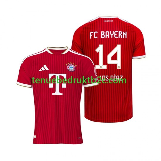 Thuisshirt FC Bayern München Luis Diaz 14 Mannen 2026-27 S-S