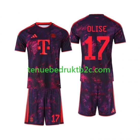 3de shirt FC Bayern München Michael Olise 17 Voetbalteneu Kinderen 2026-27 S-S