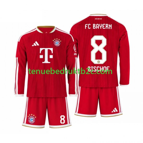 Thuisshirt FC Bayern München Tom Bischof 8 Voetbalteneu Kinderen 2026-27 L-S