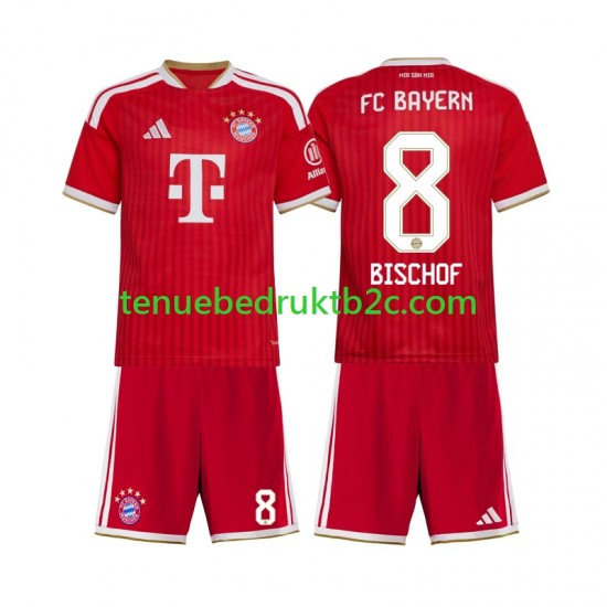 Thuisshirt FC Bayern München Tom Bischof 8 Voetbalteneu Kinderen 2026-27 S-S