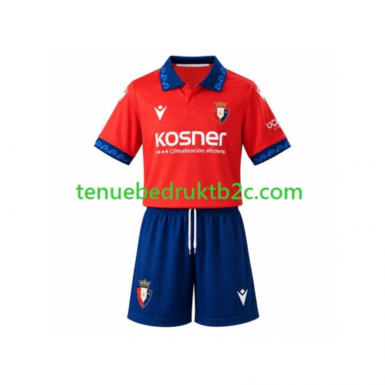 Thuisshirt CA Osasuna Voetbalteneu Kinderen 2026-27 S-S