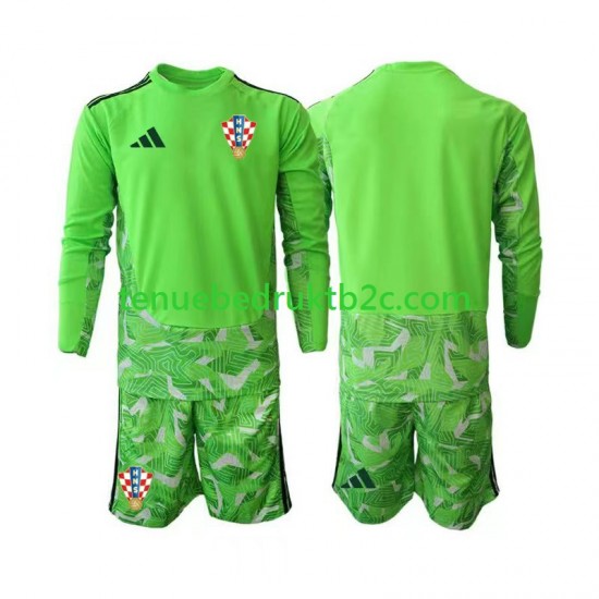 Thuisshirt Kroatië Keeper Voetbalteneu Kinderen 2026-27 L-S