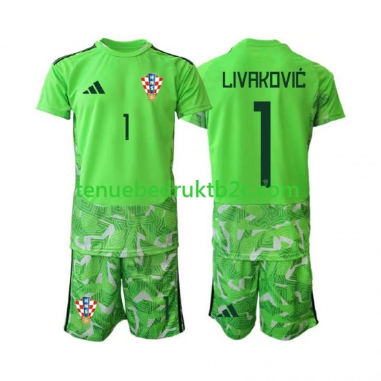 Thuisshirt Kroatië Keeper Dominik Livakovic 25 Voetbalteneu Kinderen 2026-27 S-S