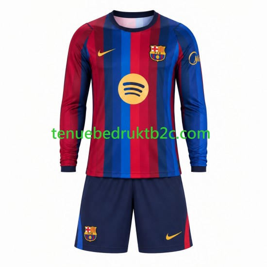 Thuisshirt FC Barcelona Voetbalteneu Kinderen 2026-27 L-S