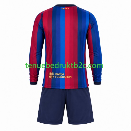 Thuisshirt FC Barcelona Voetbalteneu Kinderen 2026-27 L-S
