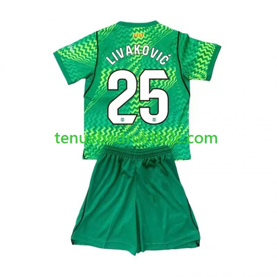 Thuisshirt FC Barcelona Keeper Dominik Livakovic 25 Voetbalteneu Kinderen 2026-27 S-S