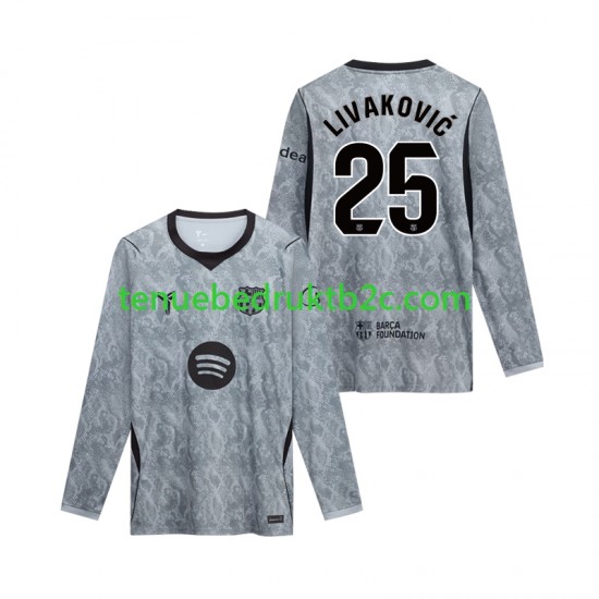 Uitshirt FC Barcelona Keeper Dominik Livakovic 25 Mannen 2026-27 L-S