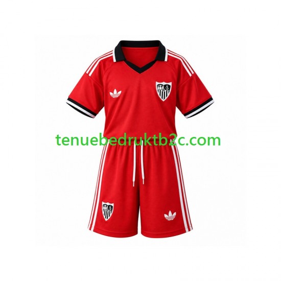 Thuisshirt Retro Sevilla FC Voetbalteneu Kinderen 2026-27 S-S