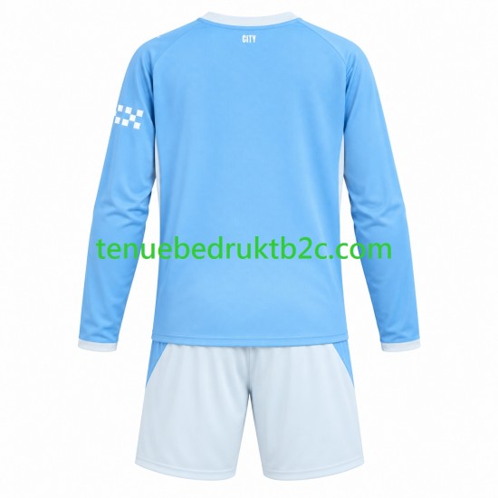 Thuisshirt Manchester City Voetbalteneu Kinderen 2026-27 L-S