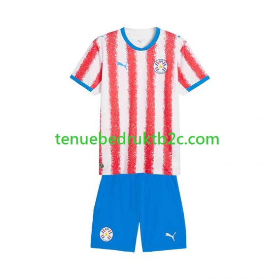 Thuisshirt Paraguay Voetbalteneu Kinderen 2026 S-S