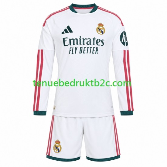 Thuisshirt Real Madrid Voetbalteneu Kinderen 2026-27 L-S