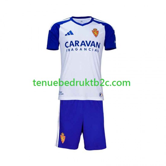 Thuisshirt Real Zaragoza Voetbalteneu Kinderen 2026-27 S-S