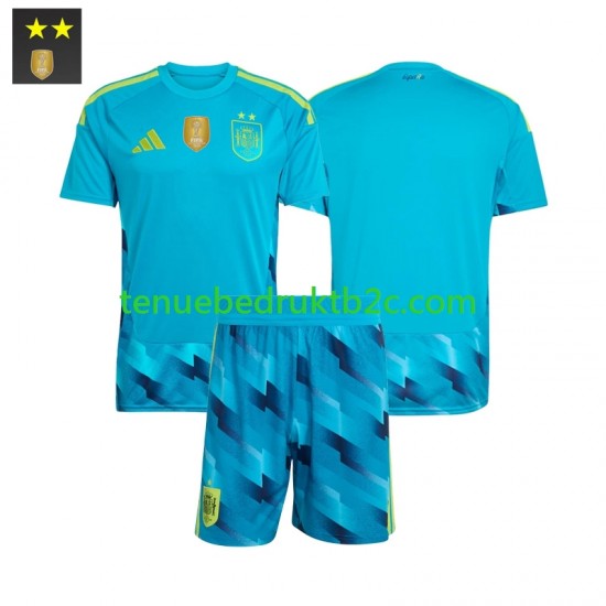 Thuisshirt Spanje Keeper Voetbalteneu Kinderen 2026-27 S-S