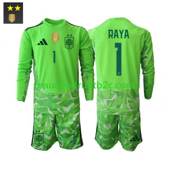 3de shirt Spanje Keeper David Raya 1 Voetbalteneu Kinderen 2026-27 L-S