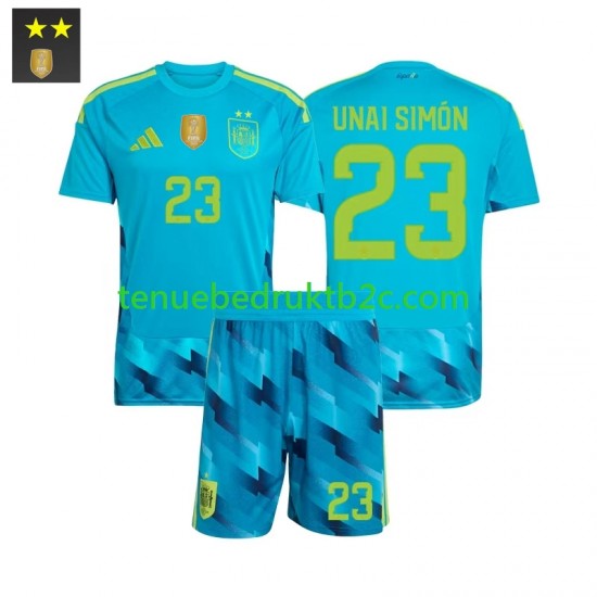 Thuisshirt Spanje Keeper Unai Simon 23 Voetbalteneu Kinderen 2026-27 S-S