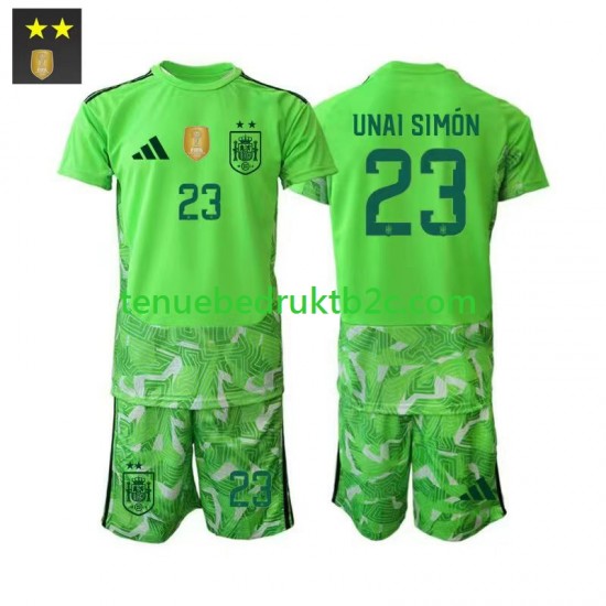3de shirt Spanje Keeper Unai Simon 23 Voetbalteneu Kinderen 2026-27 S-S