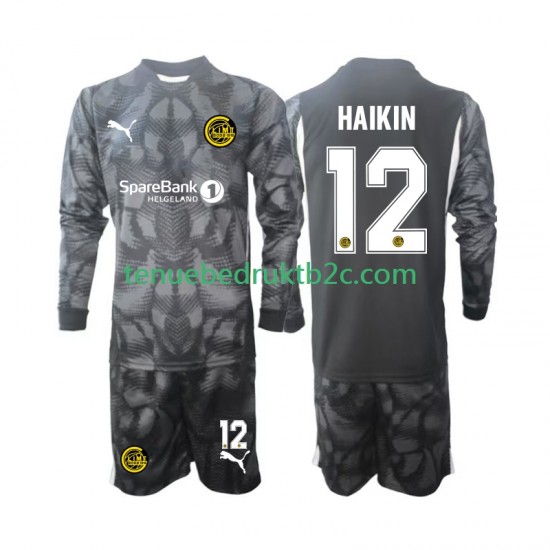 Thuisshirt FK Bodø/Glimt  Keeper Nikita Haikin 12 Voetbalteneu Kinderen 2025 L-S