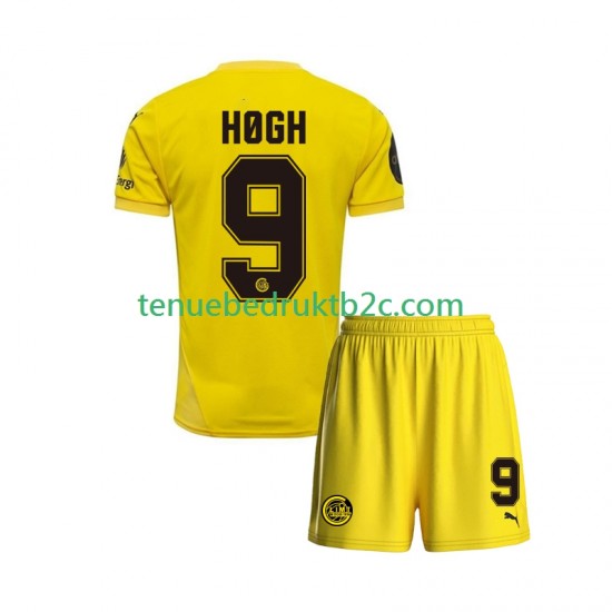 Thuisshirt FK Bodø/Glimt Kasper Hogh 9 Voetbalteneu Kinderen 2025 S-S