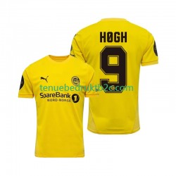 Thuisshirt FK Bodø/Glimt Kasper Hogh 9 Mannen 2025 S-S