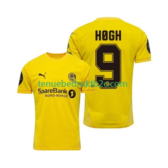 Thuisshirt FK Bodø/Glimt Kasper Hogh 9 Mannen 2025 S-S
