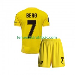 Thuisshirt FK Bodø/Glimt Patrick Berg 7 Voetbalteneu Kinderen 2025 S-S