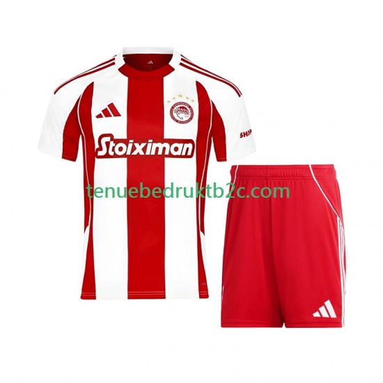 Thuisshirt Olympiacos Voetbalteneu Kinderen 2025-26 S-S