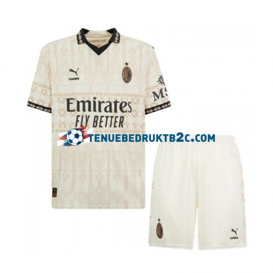 4de shirt AC Milan Voetbalteneu Kinderen 2023-24 S-S