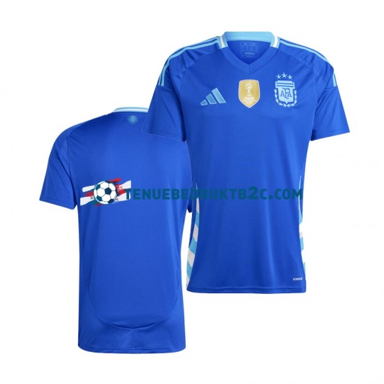 Uitshirt Argentinië Copa America Mannen 2024 S-S Blauw