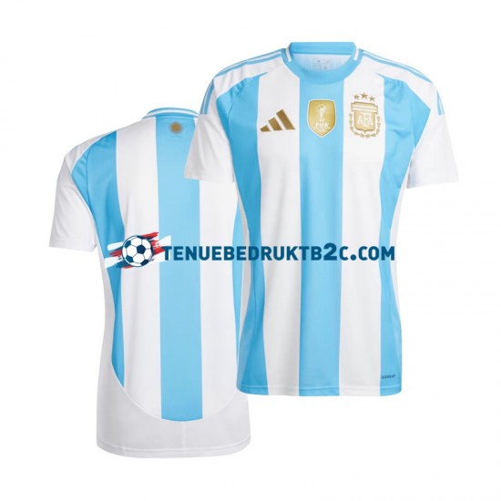 Thuisshirt Argentinië Copa America Mannen 2024 S-S Blauw Wit