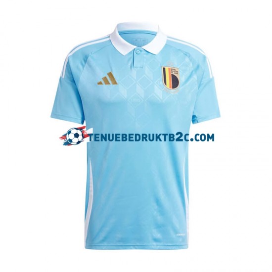 Uitshirt België Mannen Europacup 2024 S-S Blauw