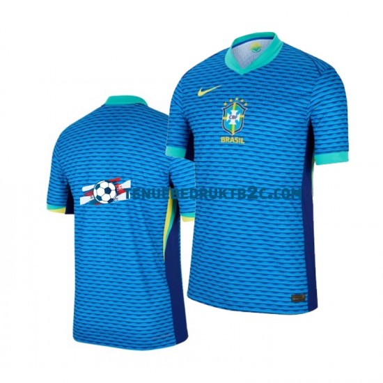 Uitshirt Brazilië Copa America Mannen 2024 S-S Blauw