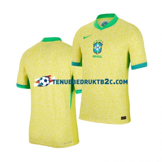 Thuisshirt Brazilië Copa America Mannen 2024 S-S