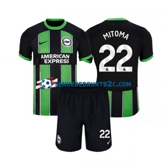 Uitshirt Brighton Hove Albion Mitoma 22 Voetbalteneu Kinderen 2023-24 S-S