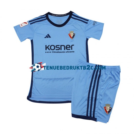 Uitshirt CA Osasuna Voetbalteneu Kinderen 2023-24 S-S Blauw