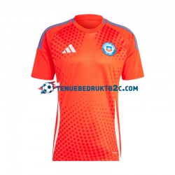 Thuisshirt Chili Copa America Mannen 2024 S-S Rood