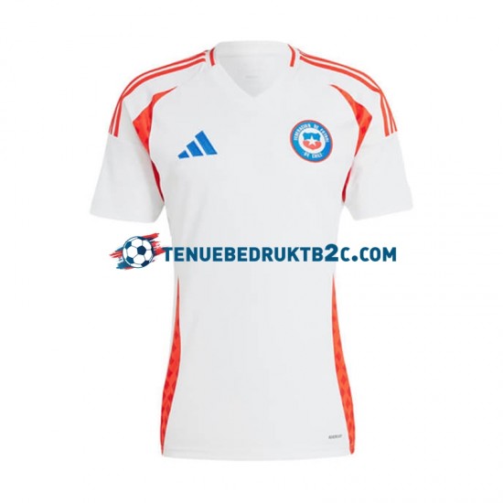 Uitshirt Chili Copa America Mannen 2024 S-S Wit