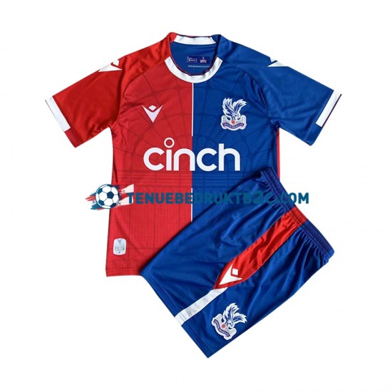 Thuisshirt Crystal Palace Voetbalteneu Kinderen 2023-24 S-S