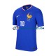 Thuisshirt Frankrijk Kylian Mbappe 10 Mannen Europacup 2024 S-S Blauw