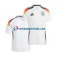 Thuisshirt Duitsland Mannen Europacup 2024 S-S Wit