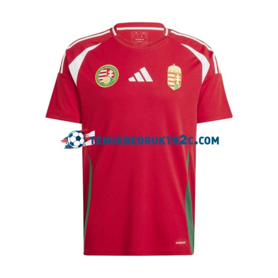 Thuisshirt Hongarije Mannen Europacup 2024 S-S Rood