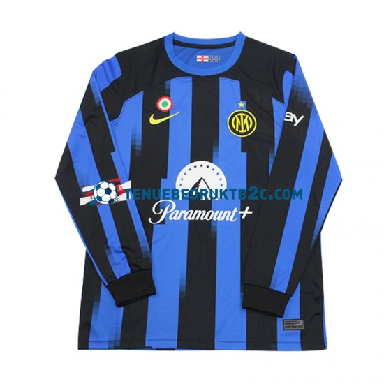 Thuisshirt Inter Milan Mannen 2023-24 L-S