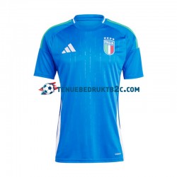 Thuisshirt Italië Mannen Europacup 2024 S-S Blauw