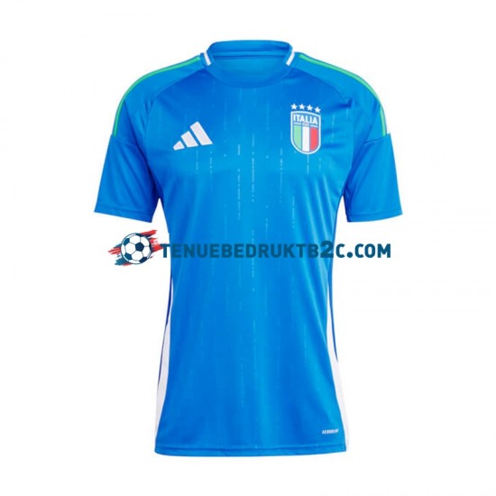 Thuisshirt Italië Mannen Europacup 2024 S-S Blauw