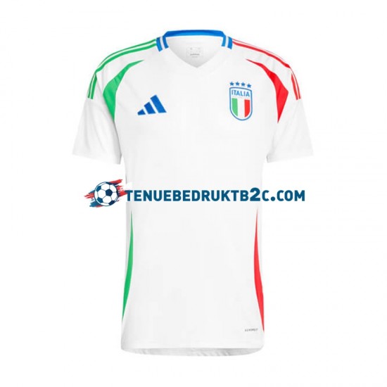 Uitshirt Italië Mannen Europacup 2024 S-S Wit