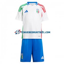 Uitshirt Italië Voetbalteneu Kinderen Europacup 2024 S-S Wit