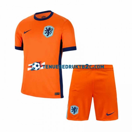 Thuisshirt Nederland Voetbalteneu Kinderen Europacup 2024 S-S